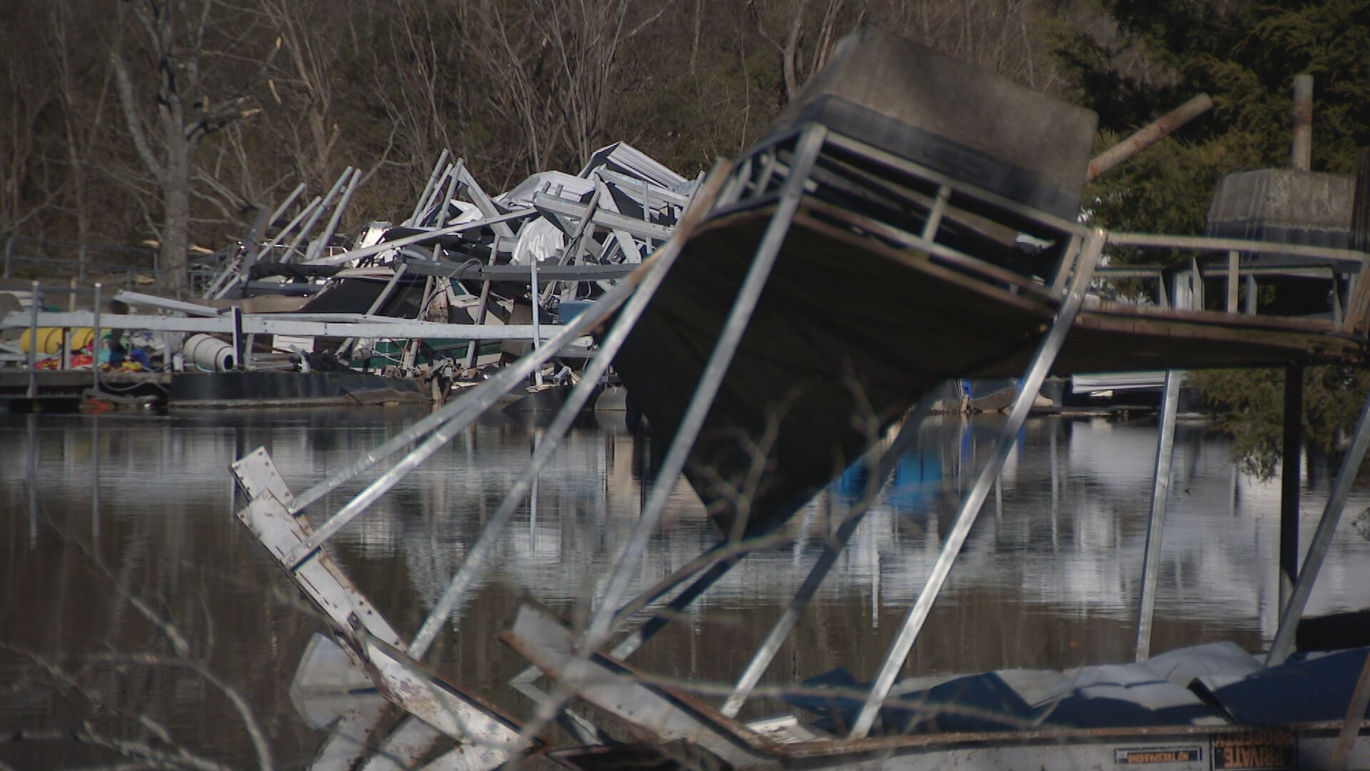 Anchor High Marina Damaged by Tornado