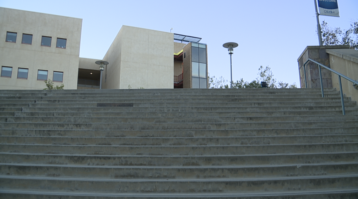 The statue has been removed from campus.