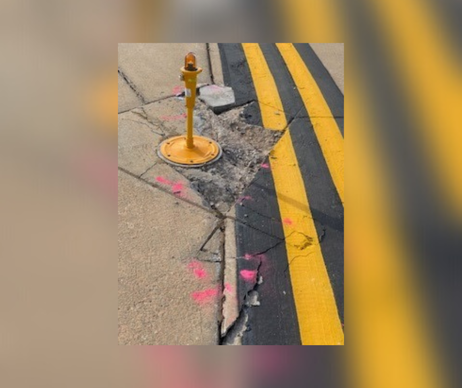 Damage at the Stillwater Airport