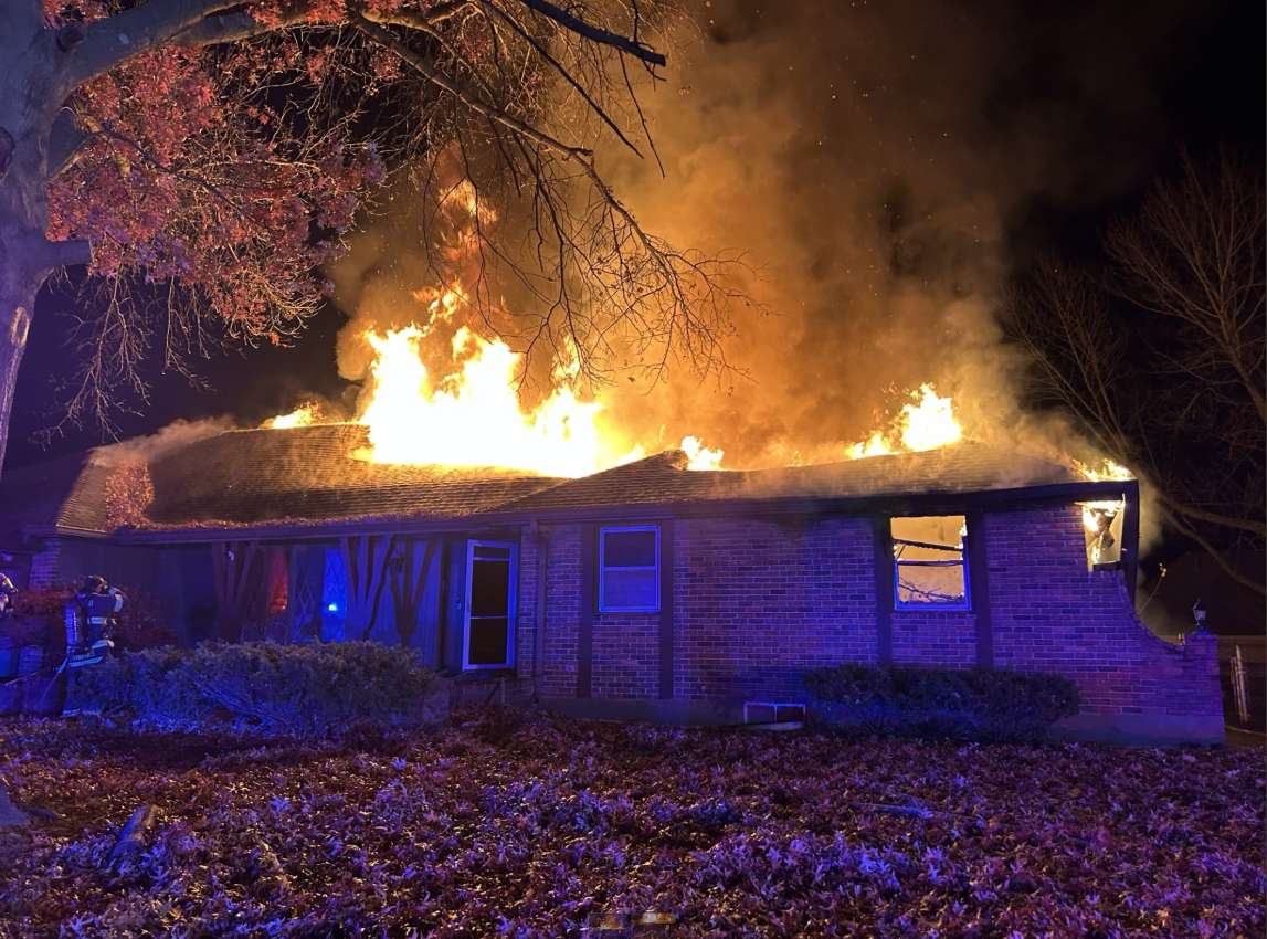 House fire 9500 Olmstead Rd.