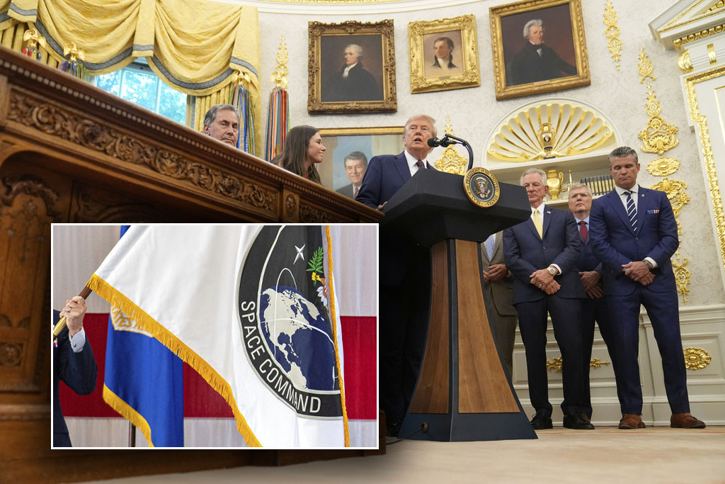 President Donald Trump_U.S. Space Command announcement