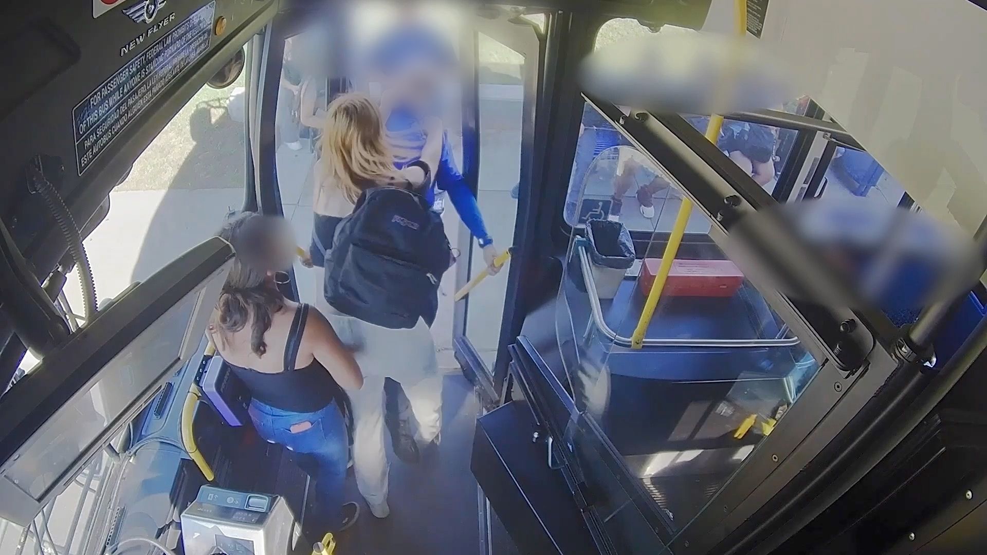 NCTD bus fight 8-29-23 driver face blurred
