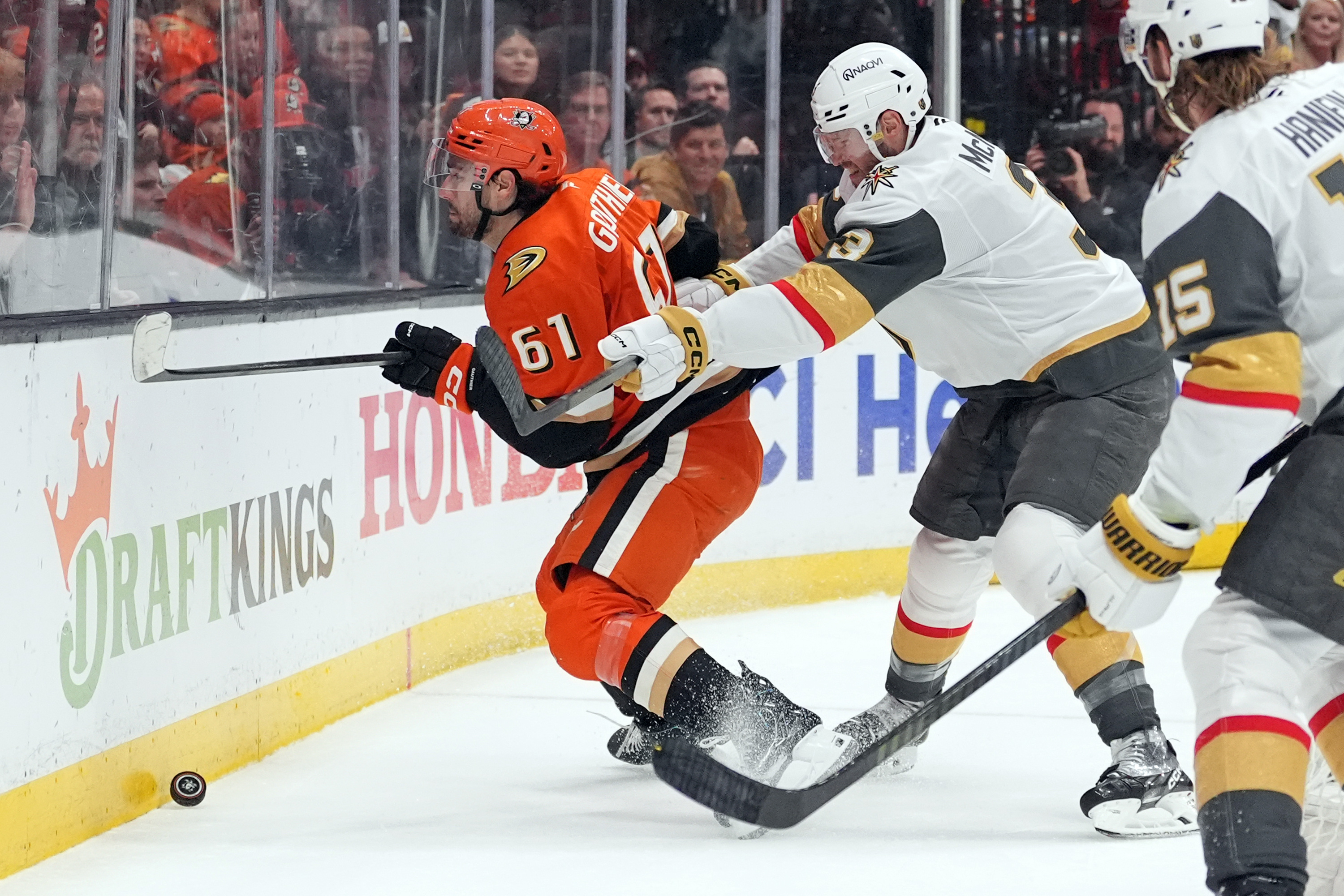 Golden Knights Ducks Hockey
