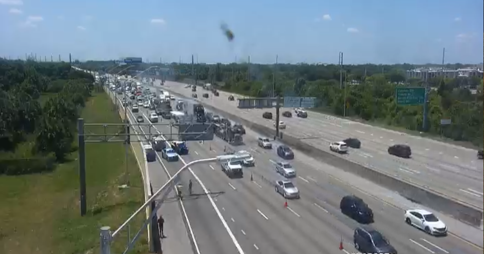 I-95 North crash Delray 