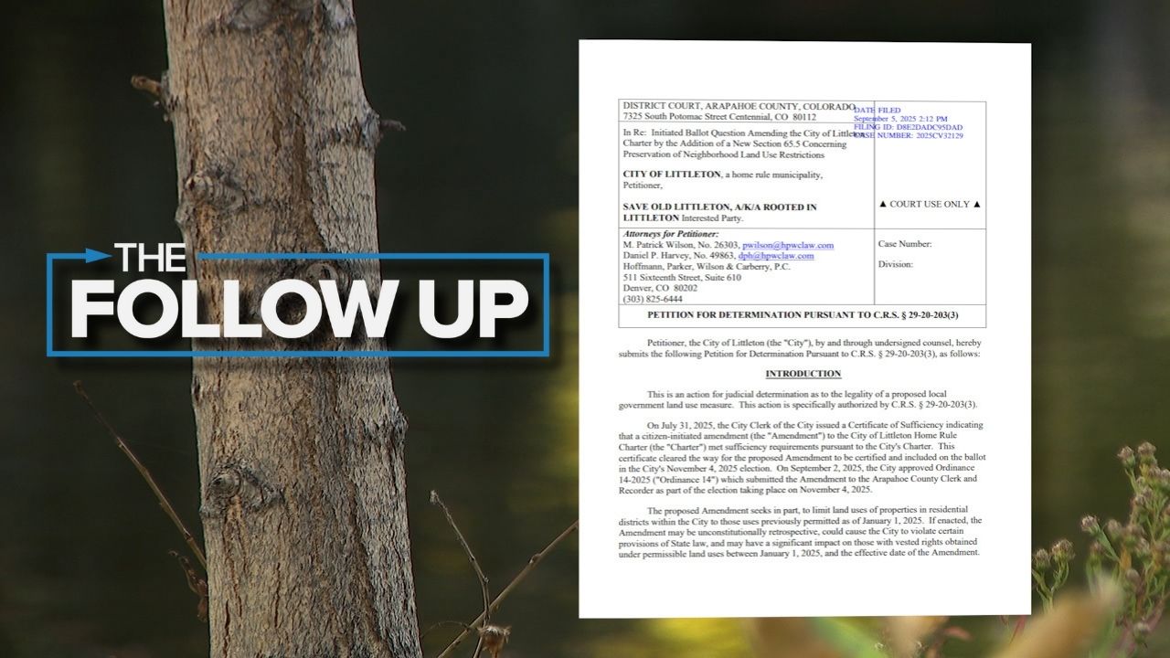 City of Littleton drops lawsuit against ballot measure aimed at freezing zoning changes