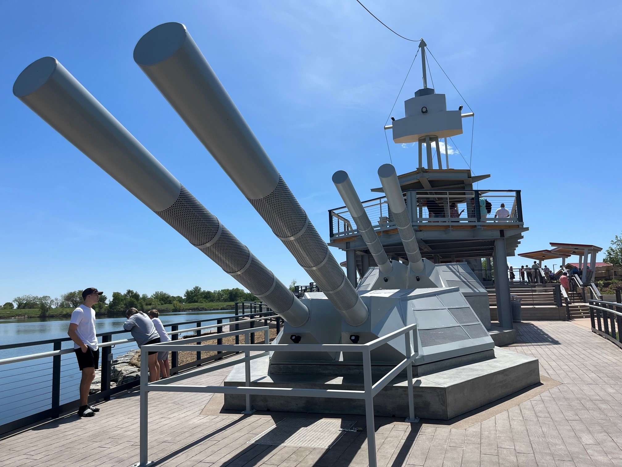 Replica of the USS Colorado at Riverdale Regional Park in Adams County.jpg