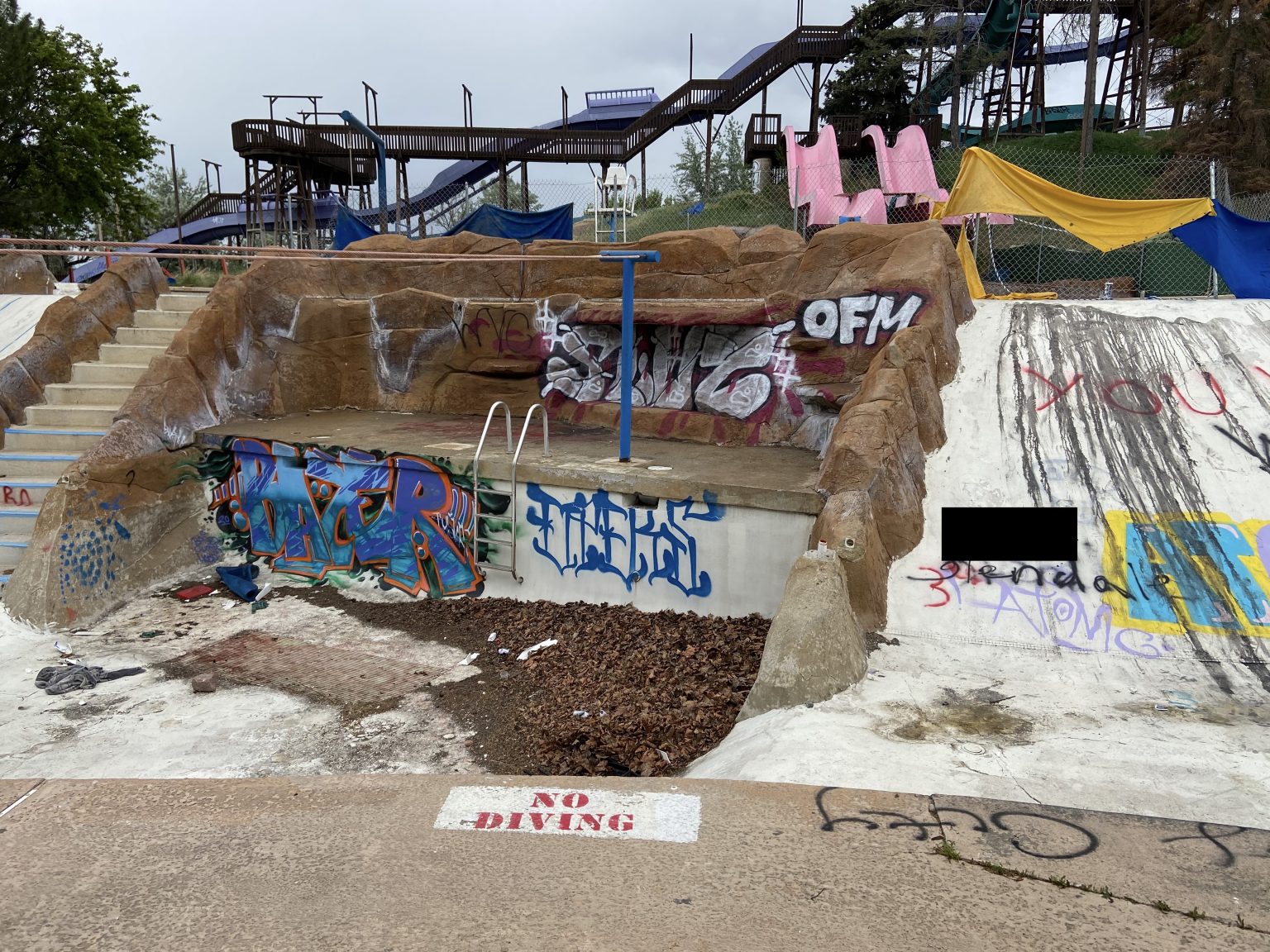 Vacant Water park 