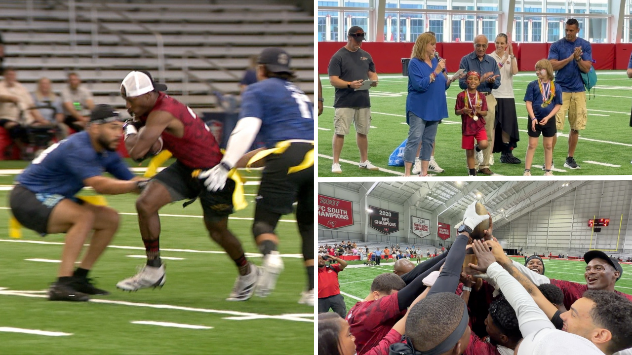 Tampa Fire Rescue defeats Tampa Police in Badge Bowl fundraiser for children battling cancer