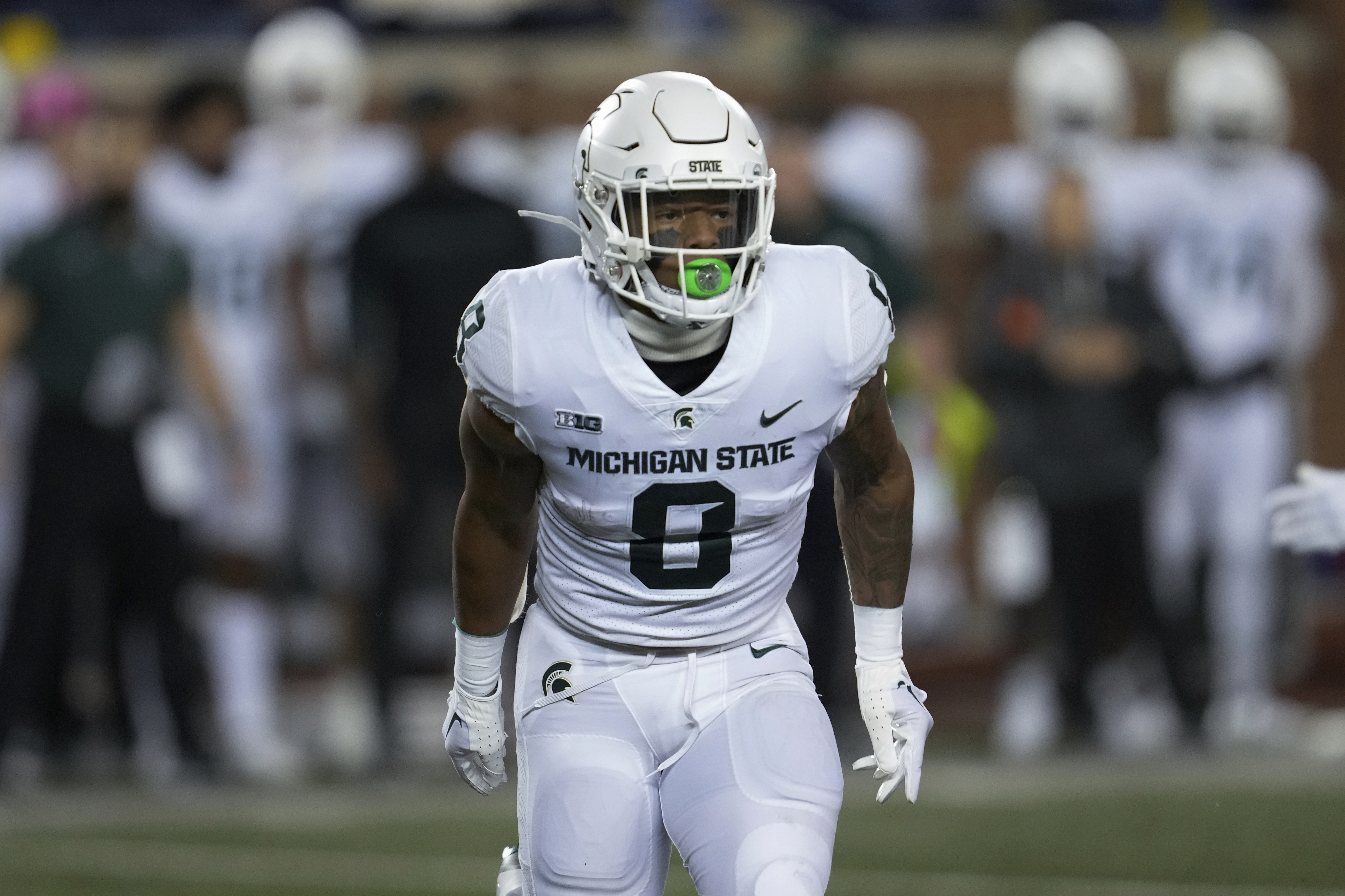 Michigan State Spartans receiver Keon Coleman, Oct. 29, 2022