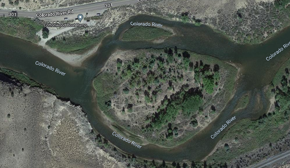 Cottonwood Boat Ramp and COlorado River