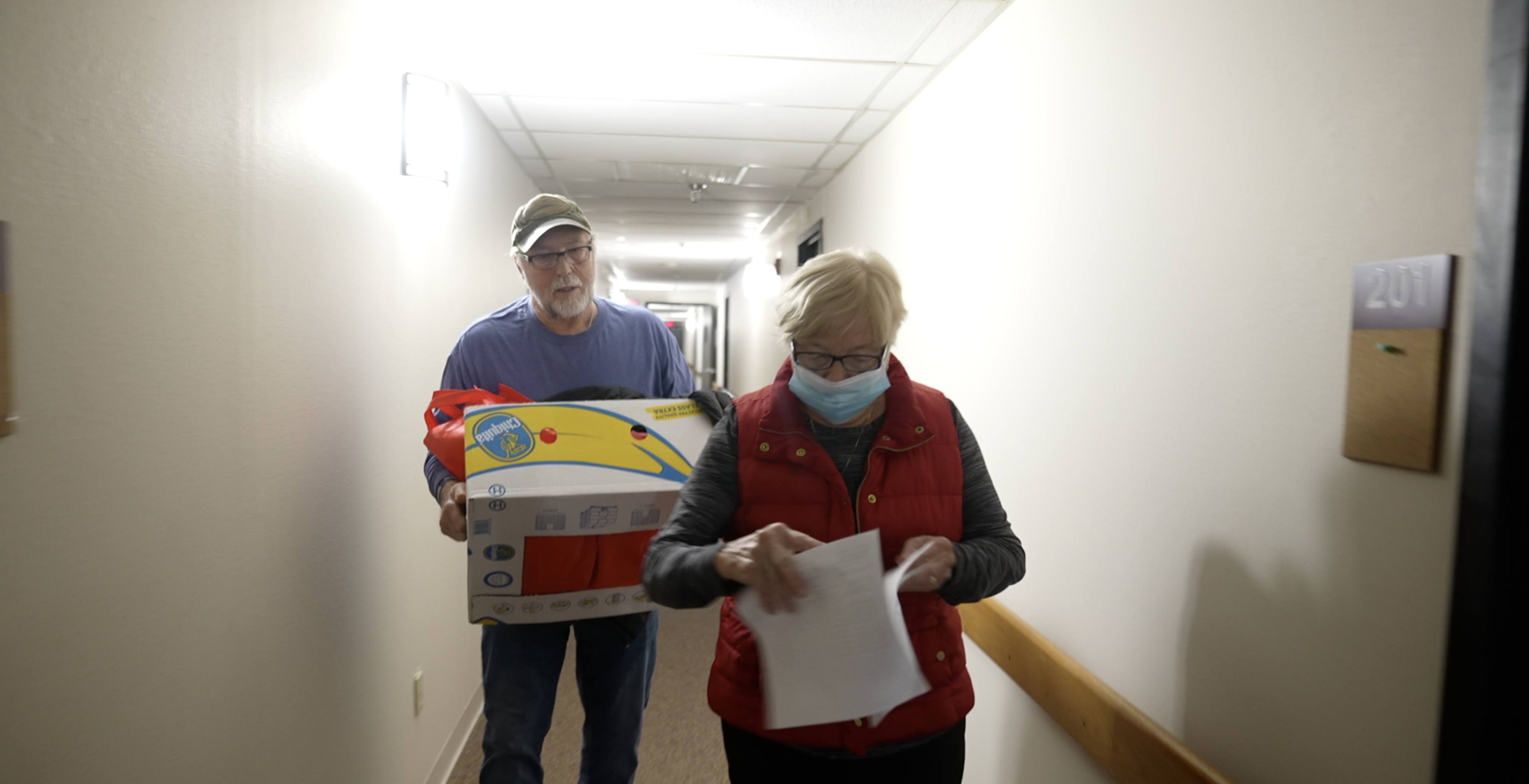Melody and Bruce Potter are delivering meals on Christmas Day.