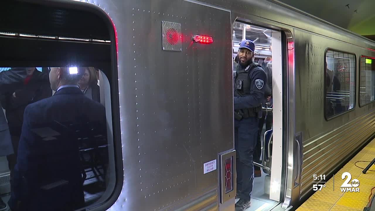 Baltimore Metro debuts new rail cars with major upgrades