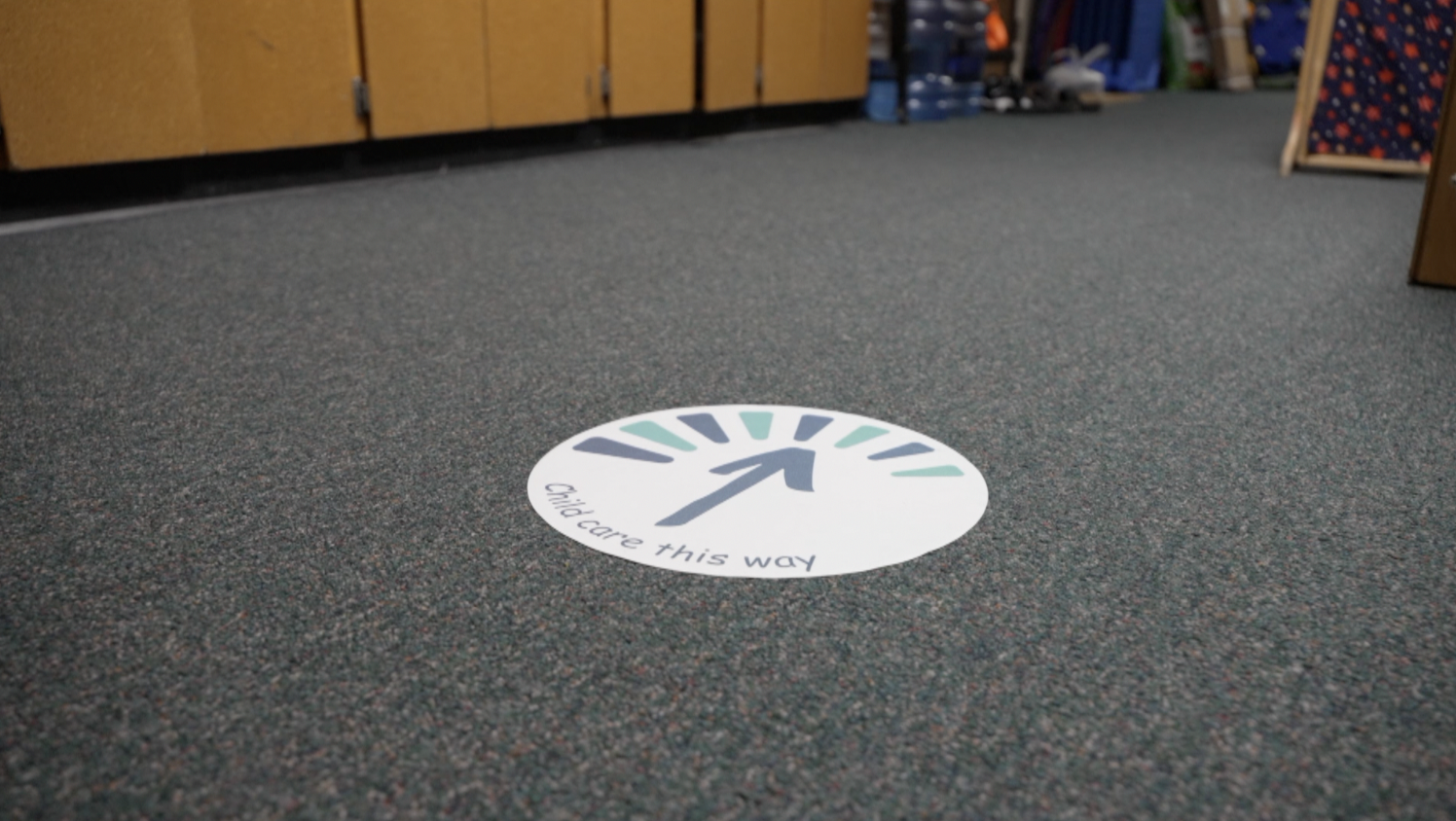 childcare floor sticker