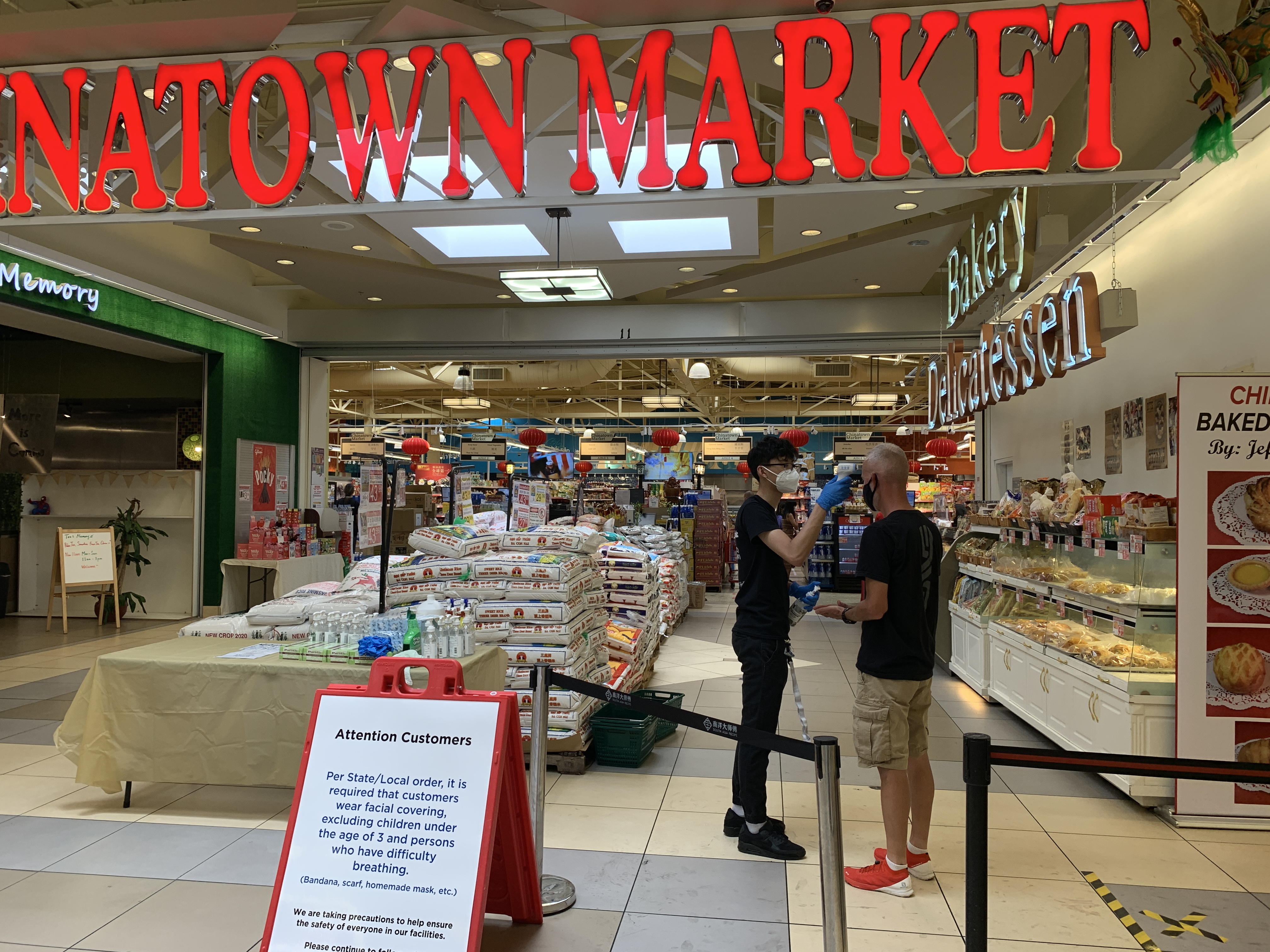 Chinatown Supermarket COVID-19