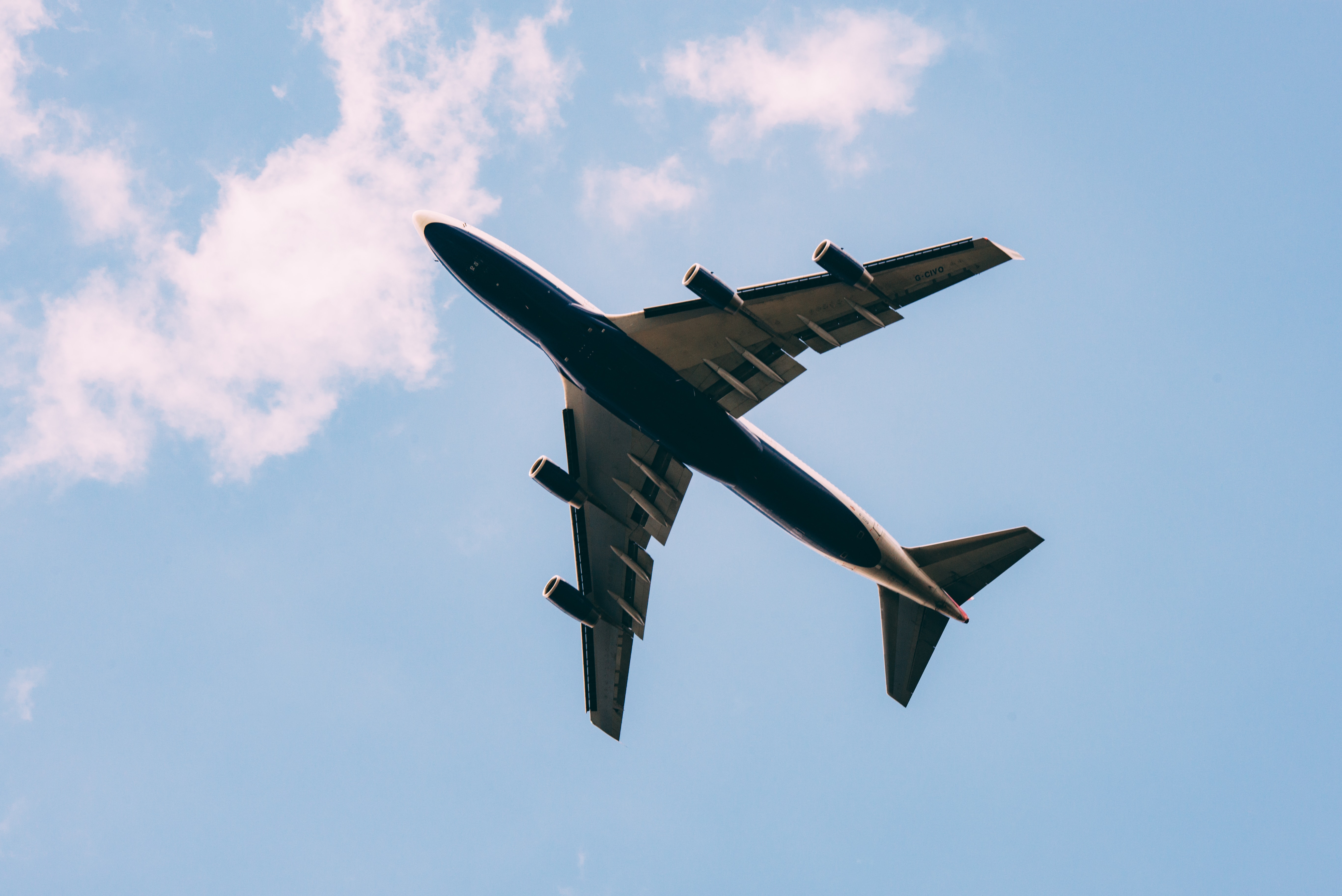 Plane silhouette 