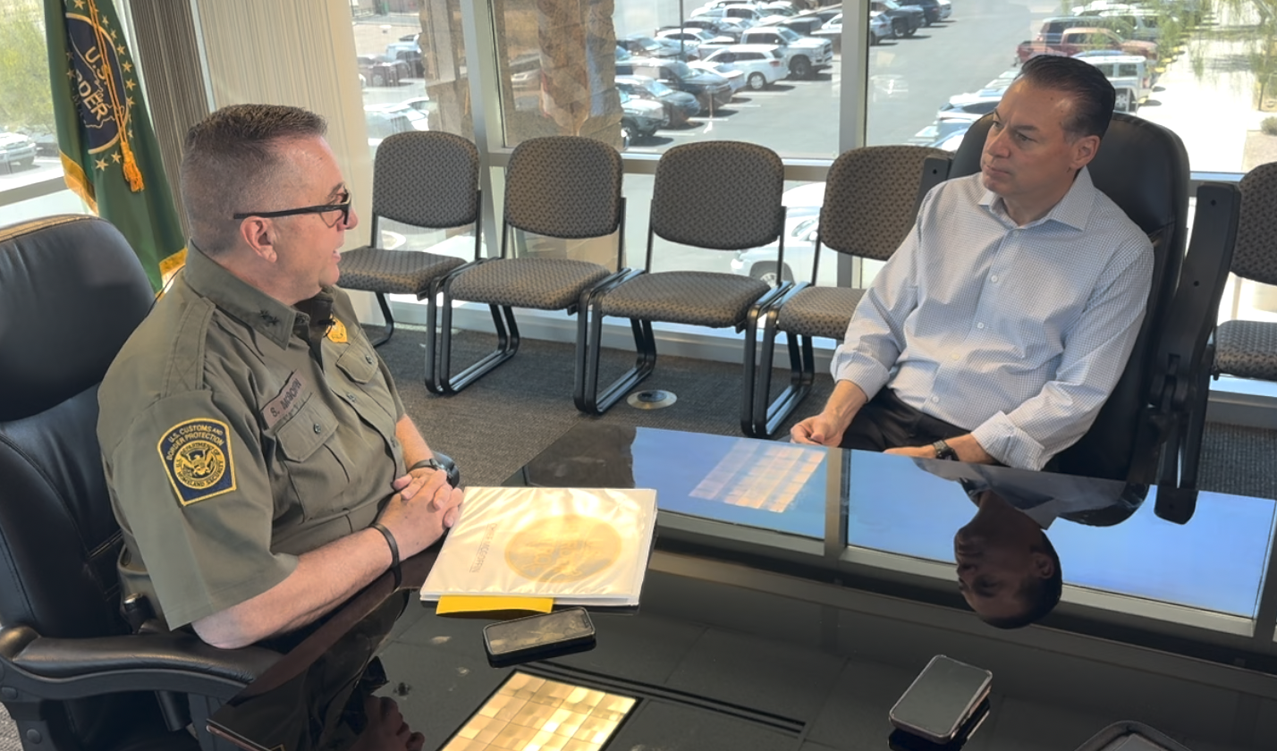 Pat Parris interviews Tucson Sector Chief Sean McGoffin