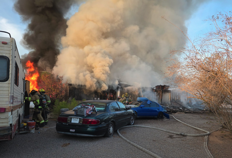 Peoria 83rd and pinnacle peak fire