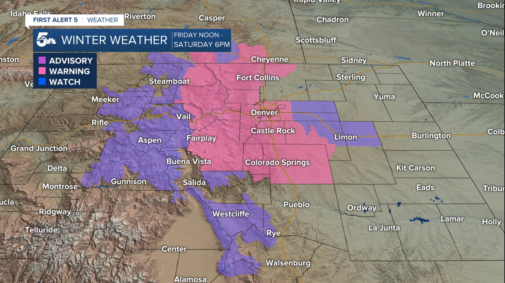 Winter Weather Alerts May 20-21, 2022