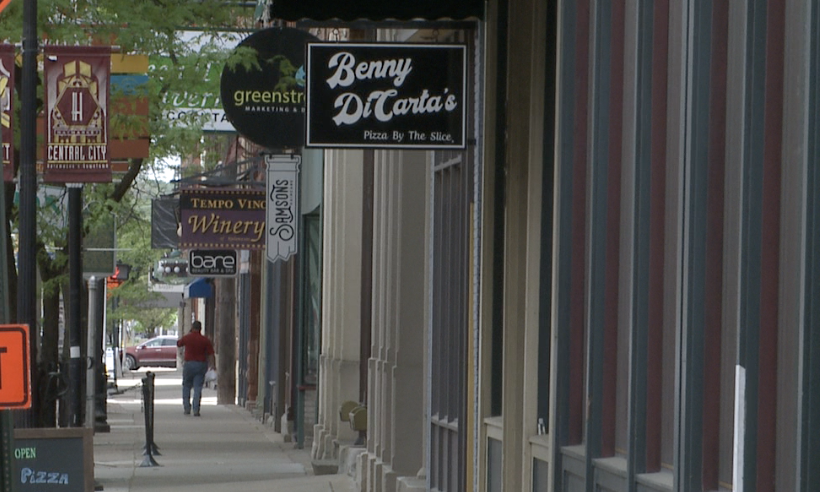 Kalamazoo Downtown Businesses on Michigan Ave