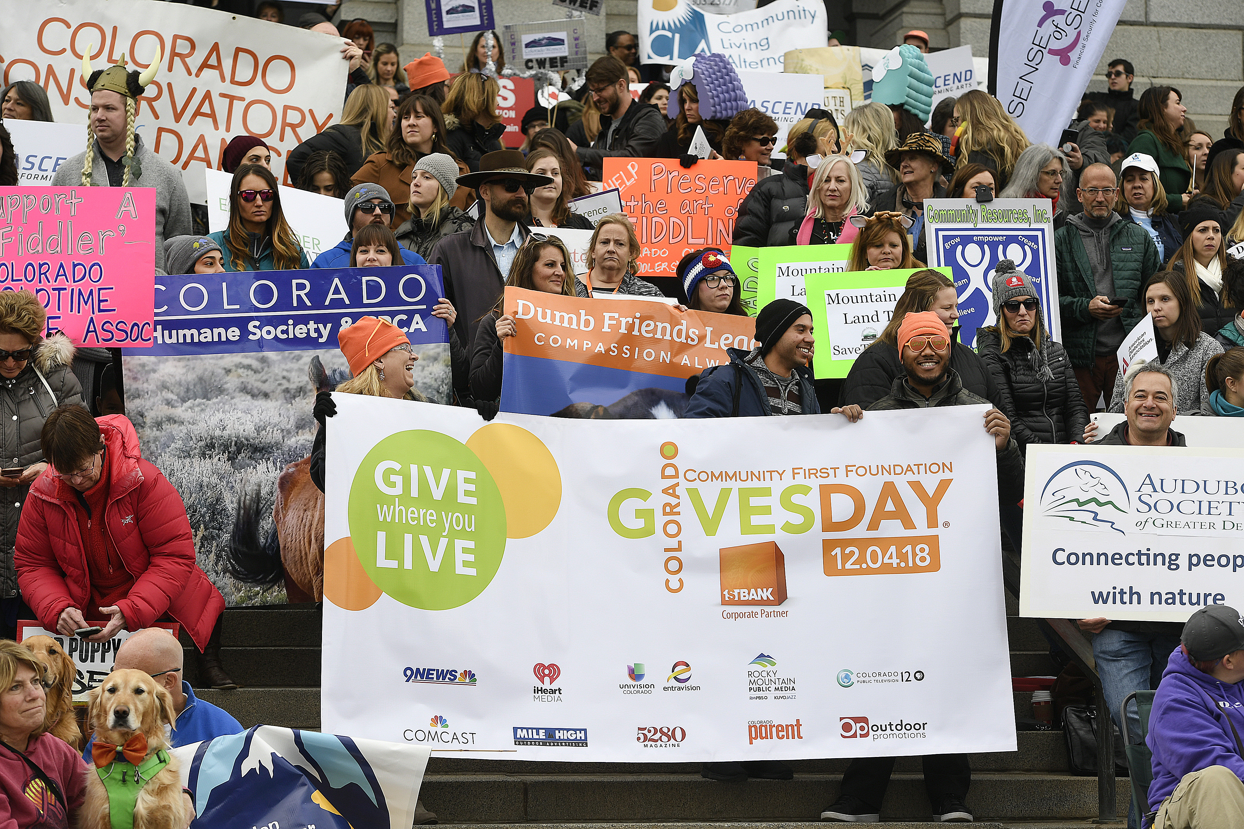 Colorado Gives Day Rally at State Capitol