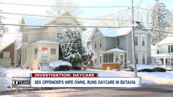 Sex offender's wife owns, runs daycare while offender lives next door
