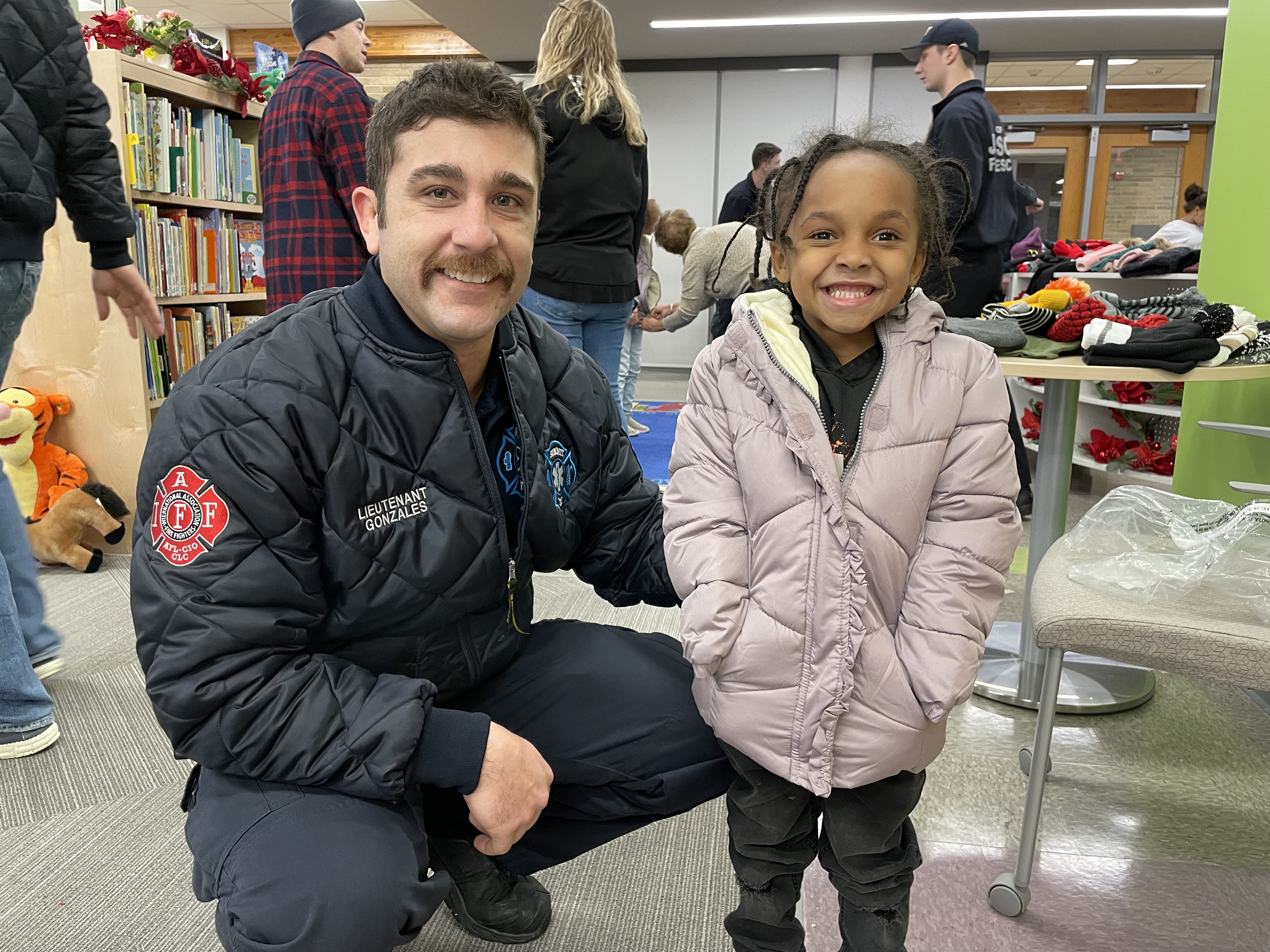 Jackson firefighters donate coats