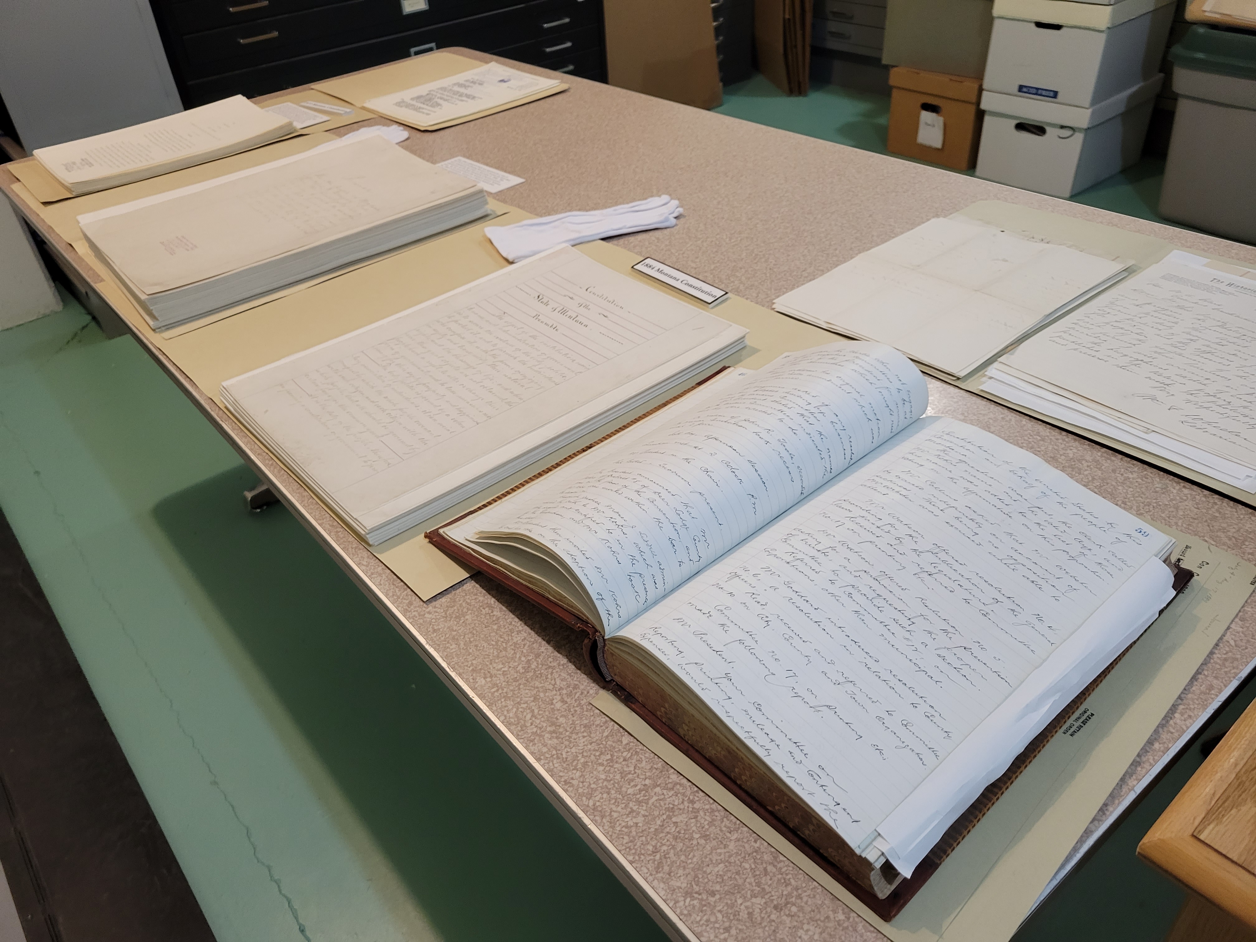 Montana's actual constitution can be viewed by anyone, just have to ask