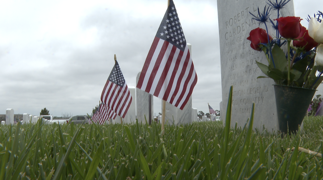 People remembered at Miramar National Cemetery. 