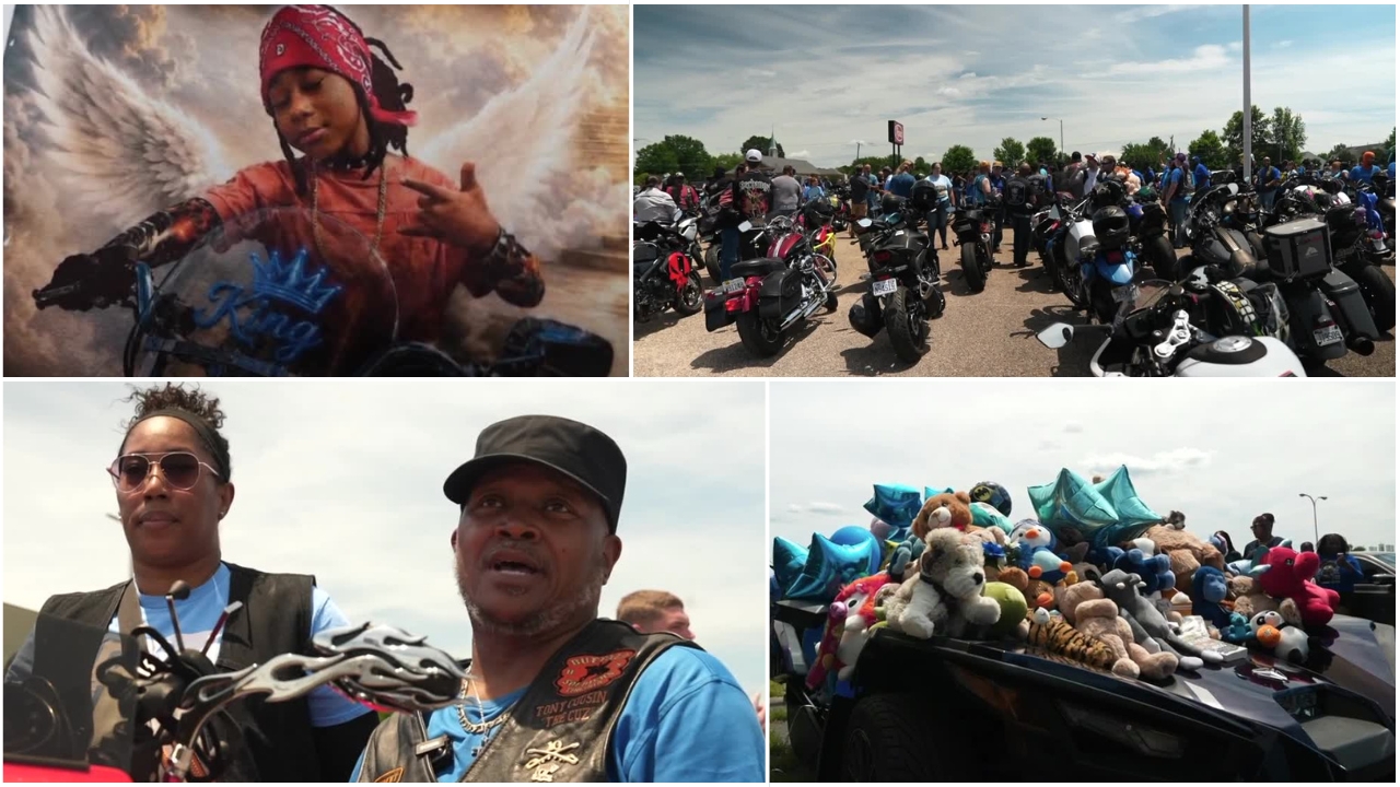 King Overton Ride: A 9-year-old boy loved motorcycles. RVA showed up with 600 of them in his honor