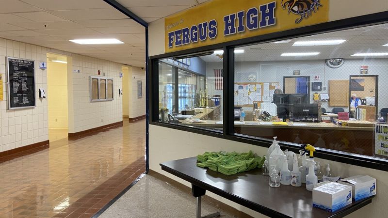 Fergus High School in Lewistown