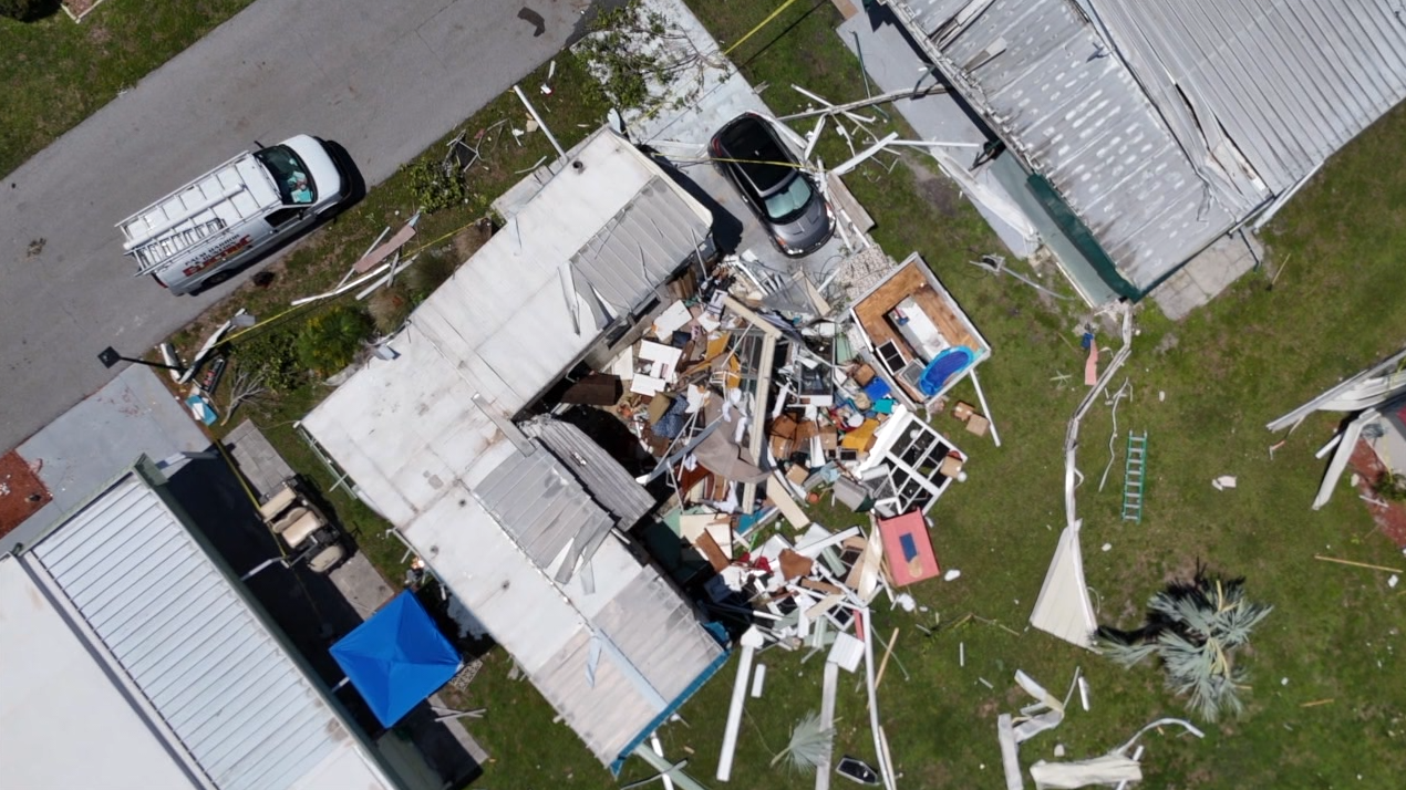 Tornado Damage aftermath Largo