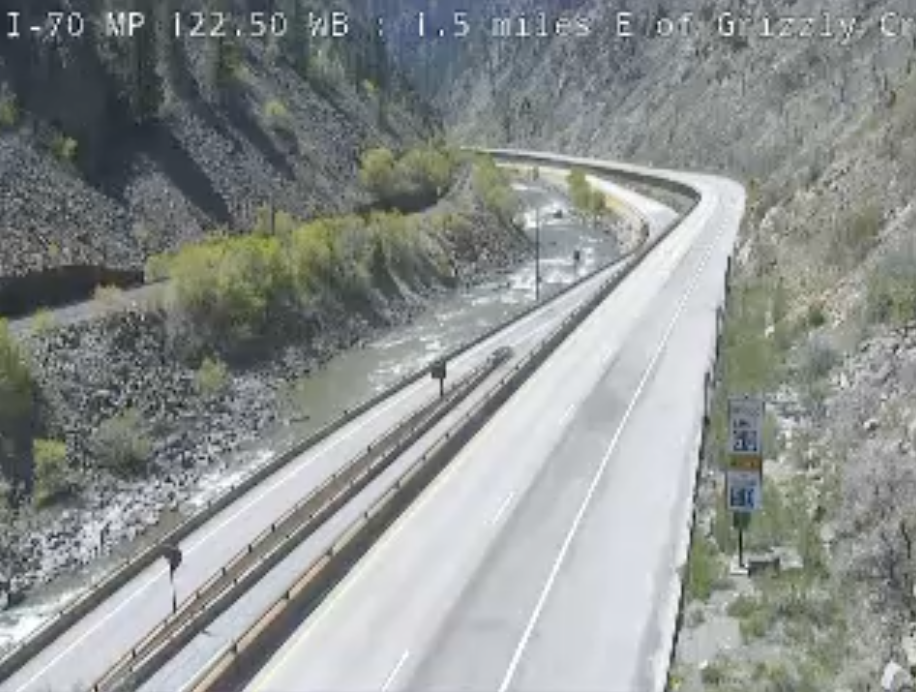 I-70 closure through Glenwood Canyon_April 22 2025