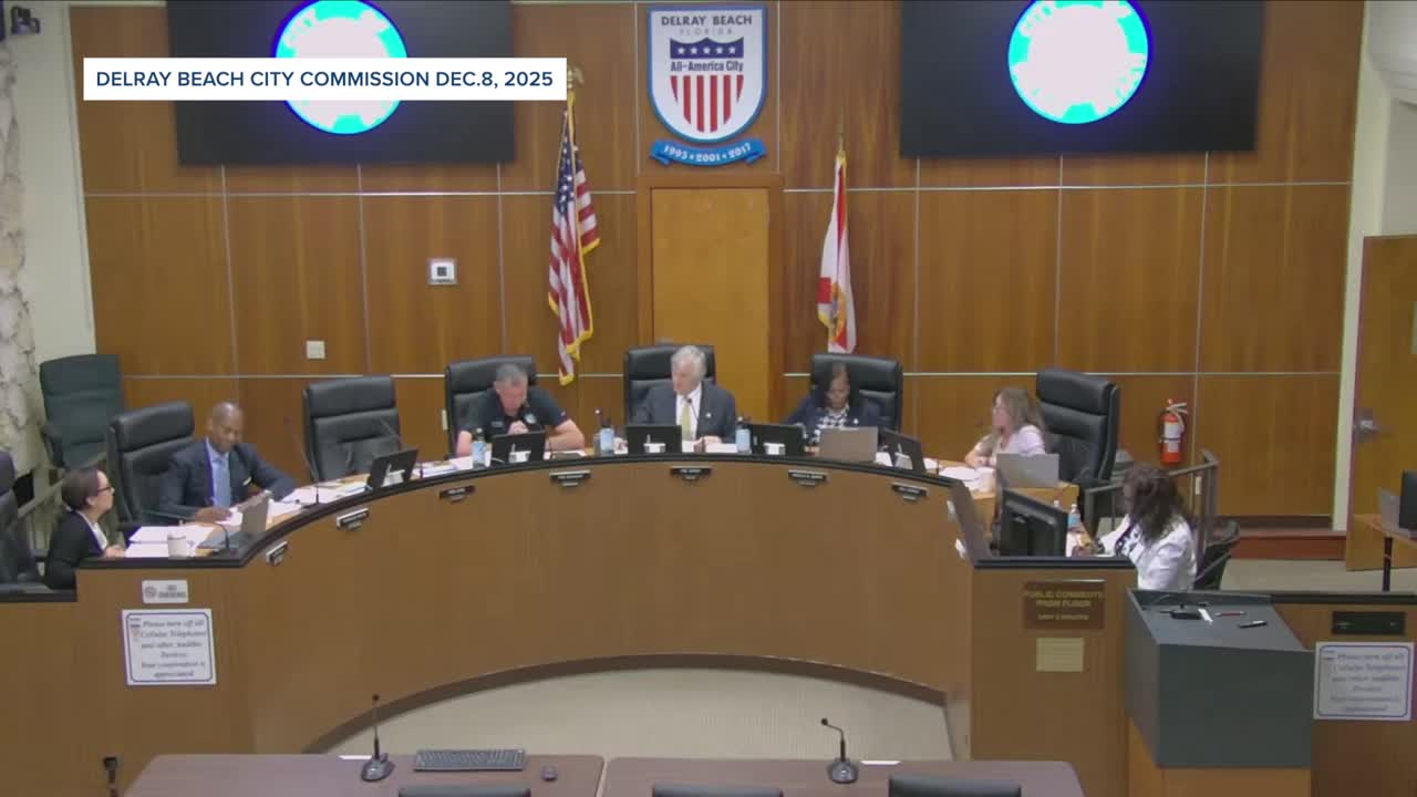 Delray Beach City Commission Dec. 8, 2025
