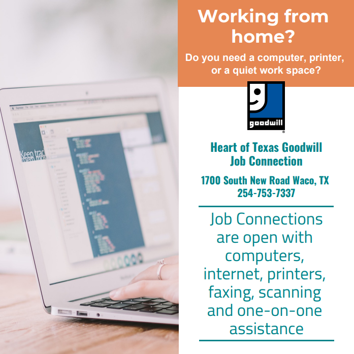 Heart Of Texas Goodwill Job Connections Still Open