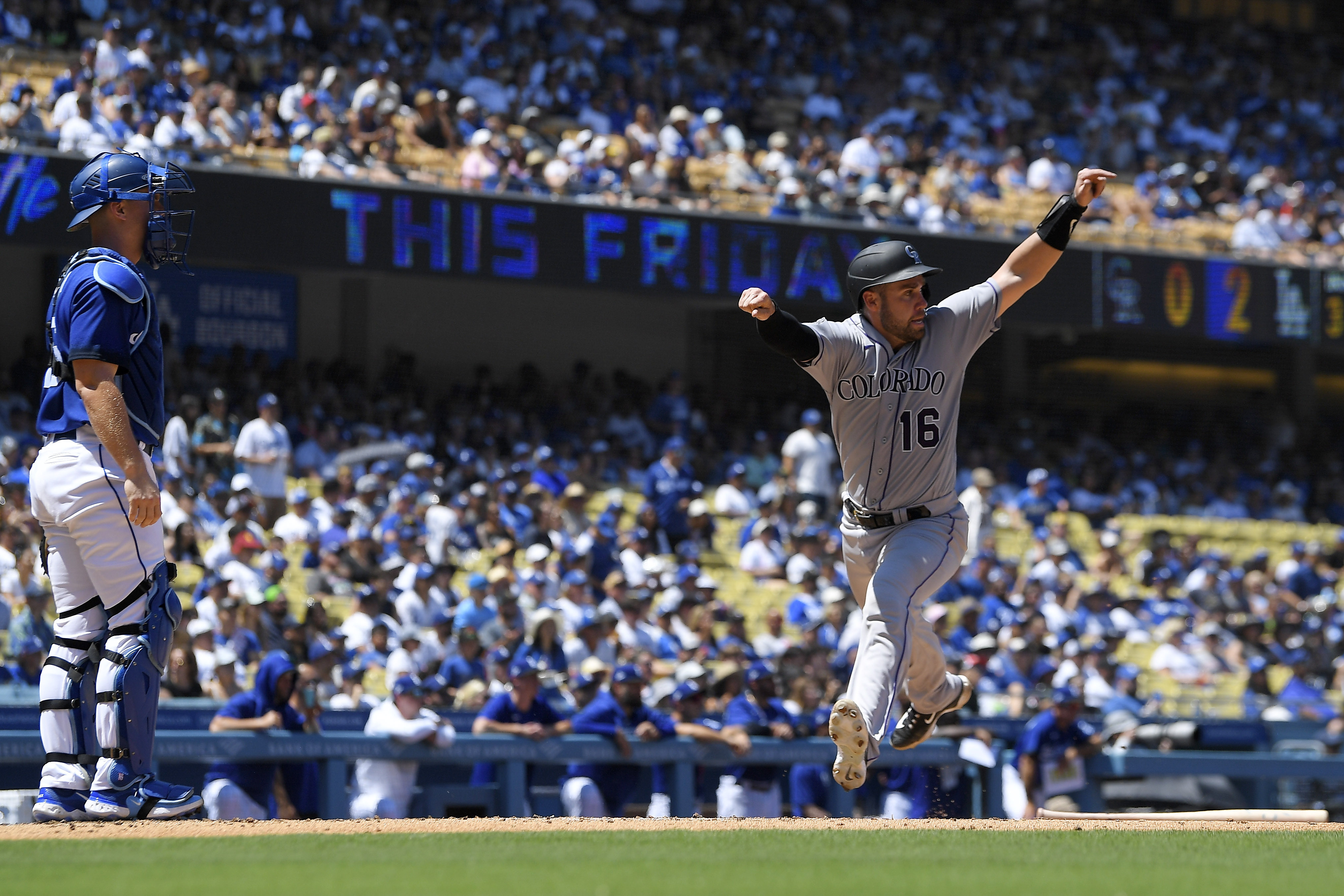 Rockies Dodgers Baseball