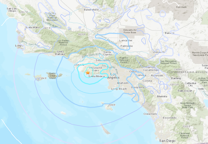 LA earthquake 2/9/24