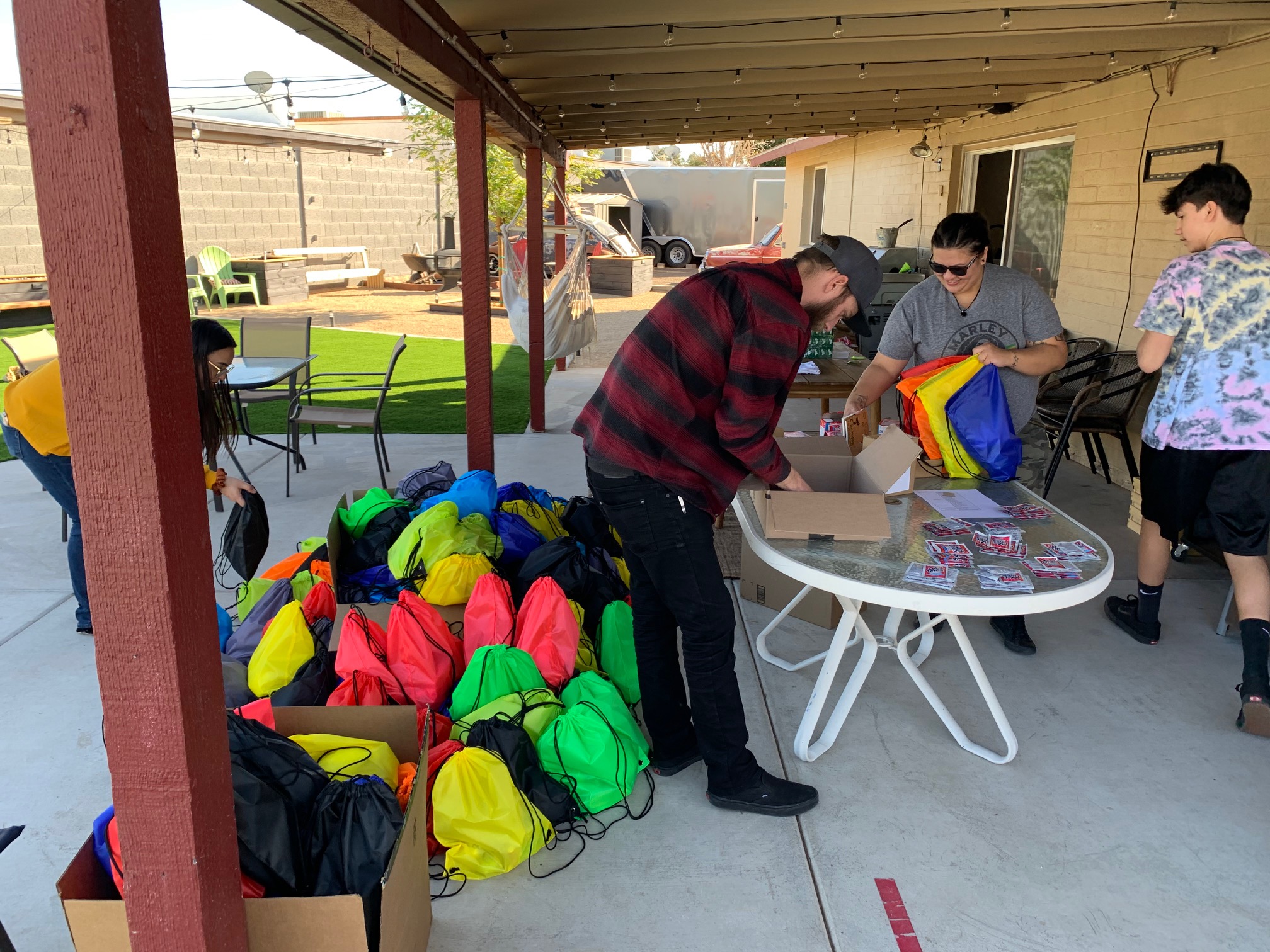 essential bags for homeless 