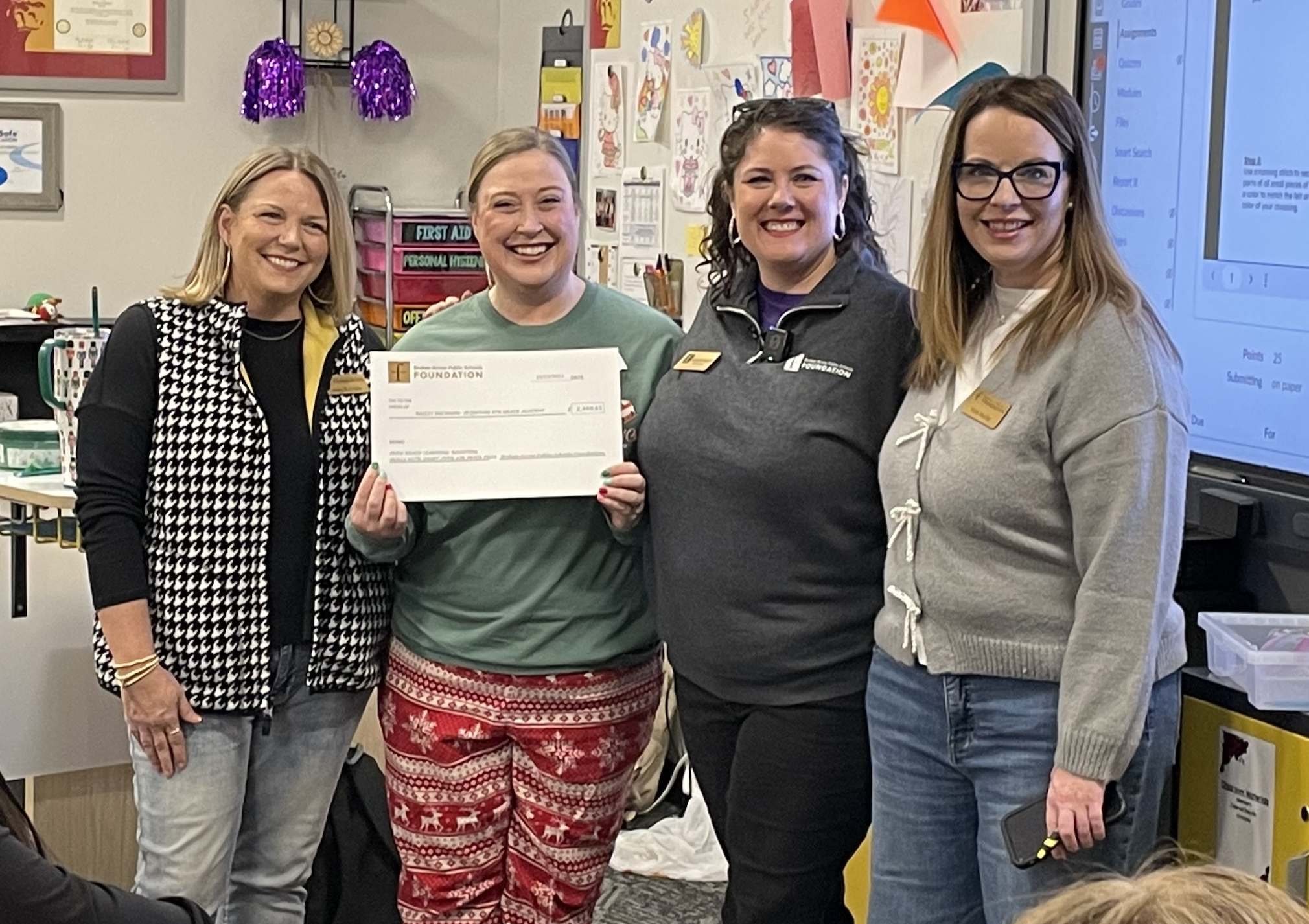 “This means everything” : BAPS Foundation hands out $31,000 in grants to teachers