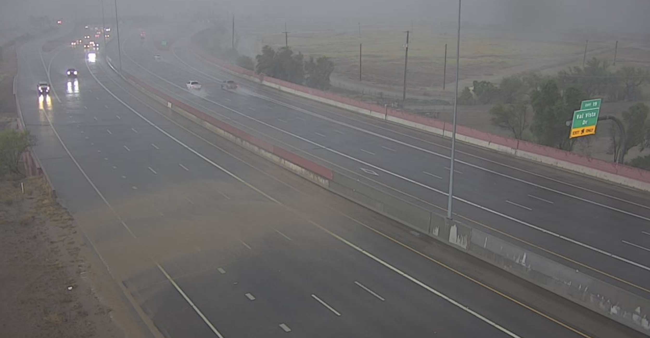 Monsoon storms on Loop 202 and Val Vista
