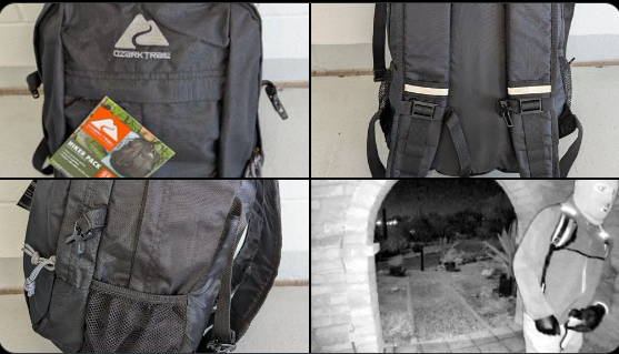 Nancy Guthrie Suspect's Backpack