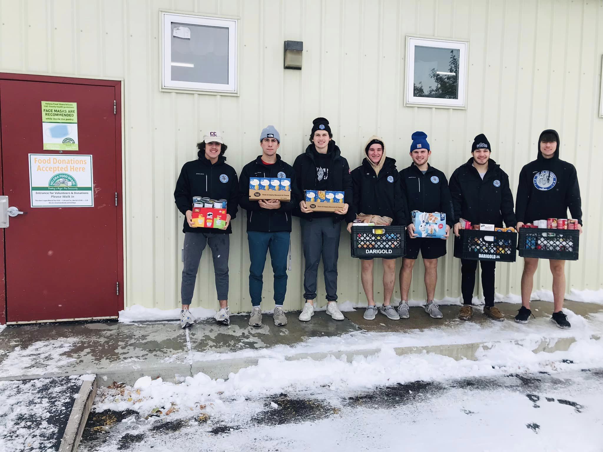 Helena Bighorns adapt to give back after game cancellation 