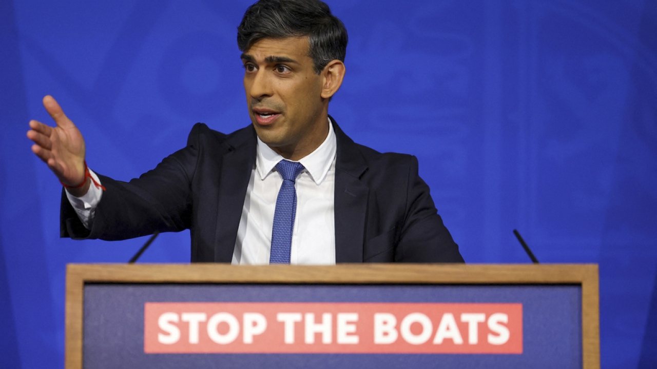 British Prime Minister Rishi Sunak
