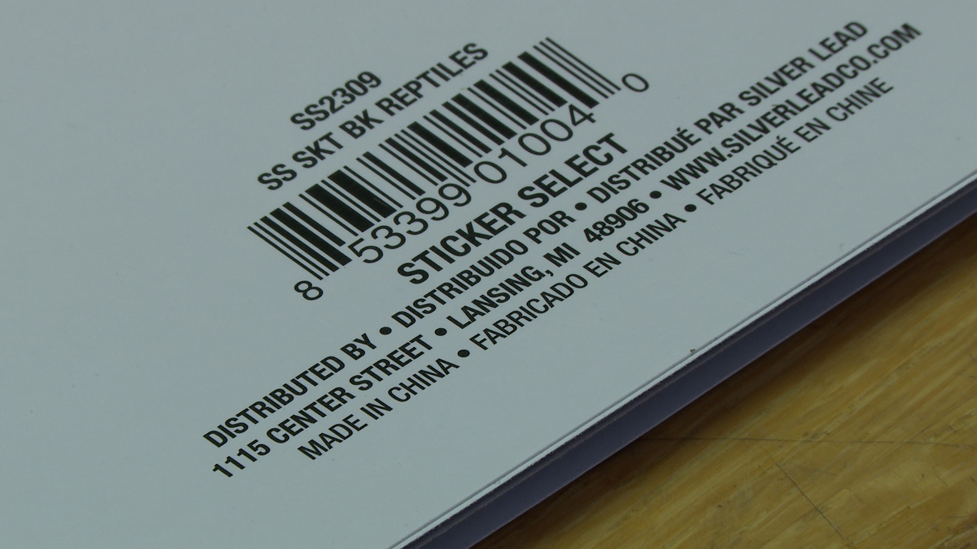 Silver Lead Company sticker label