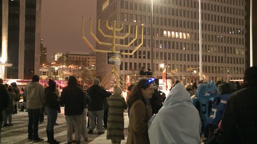 Calder Plaza Menorah 2022