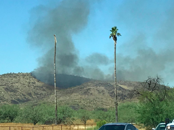 Thunderbird Mountain brush fire