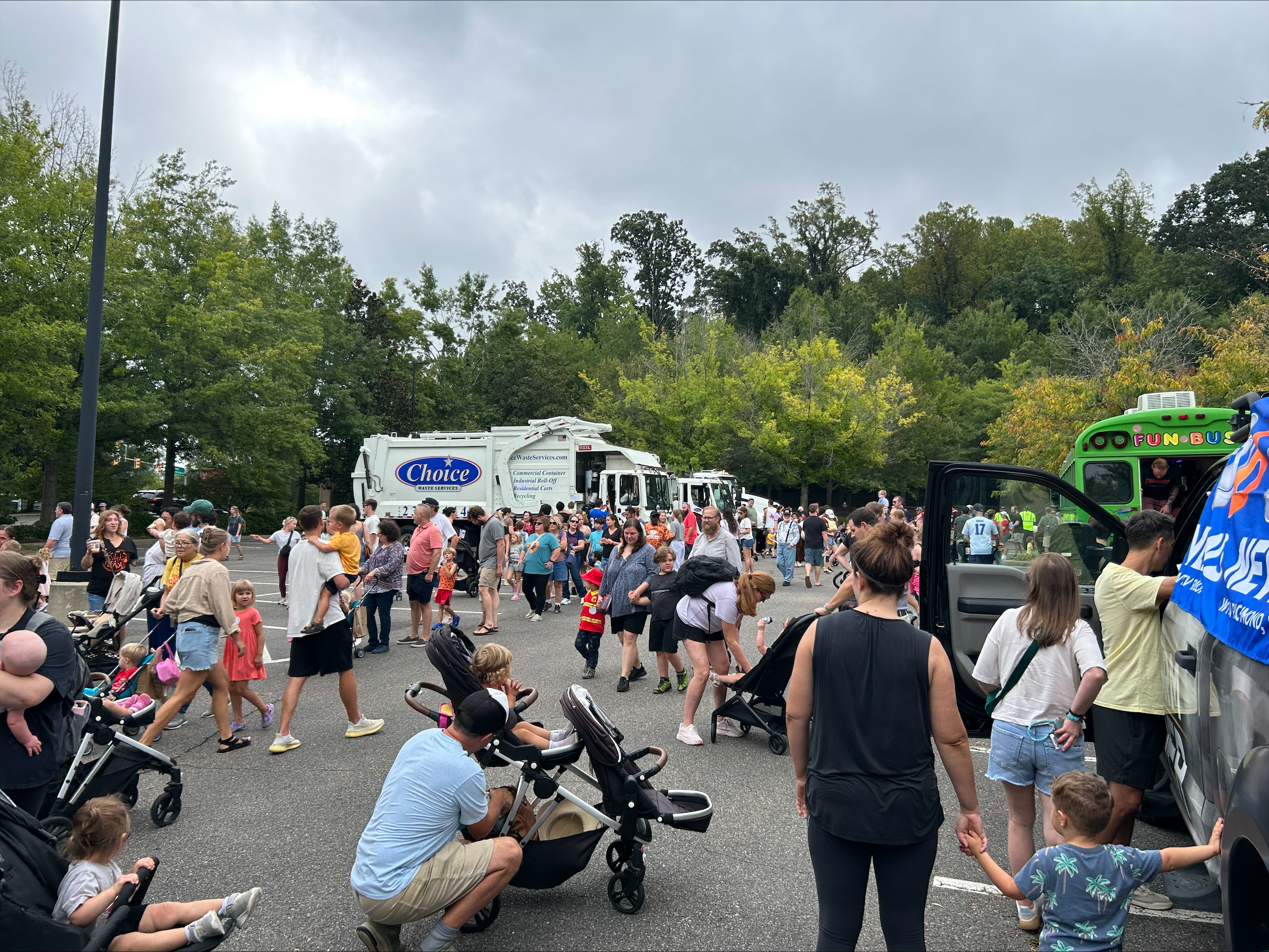 Kids get hands-on with big trucks at Stony Point Fashion Park event