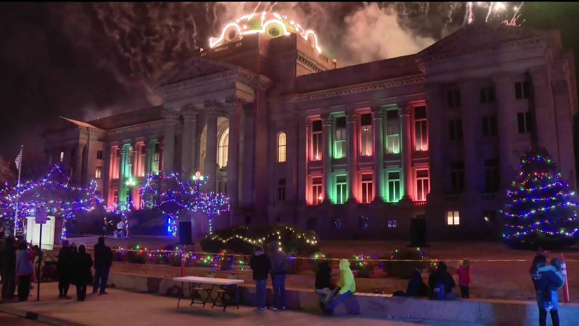 Pueblo County Courthouse Lighting Ceremony
