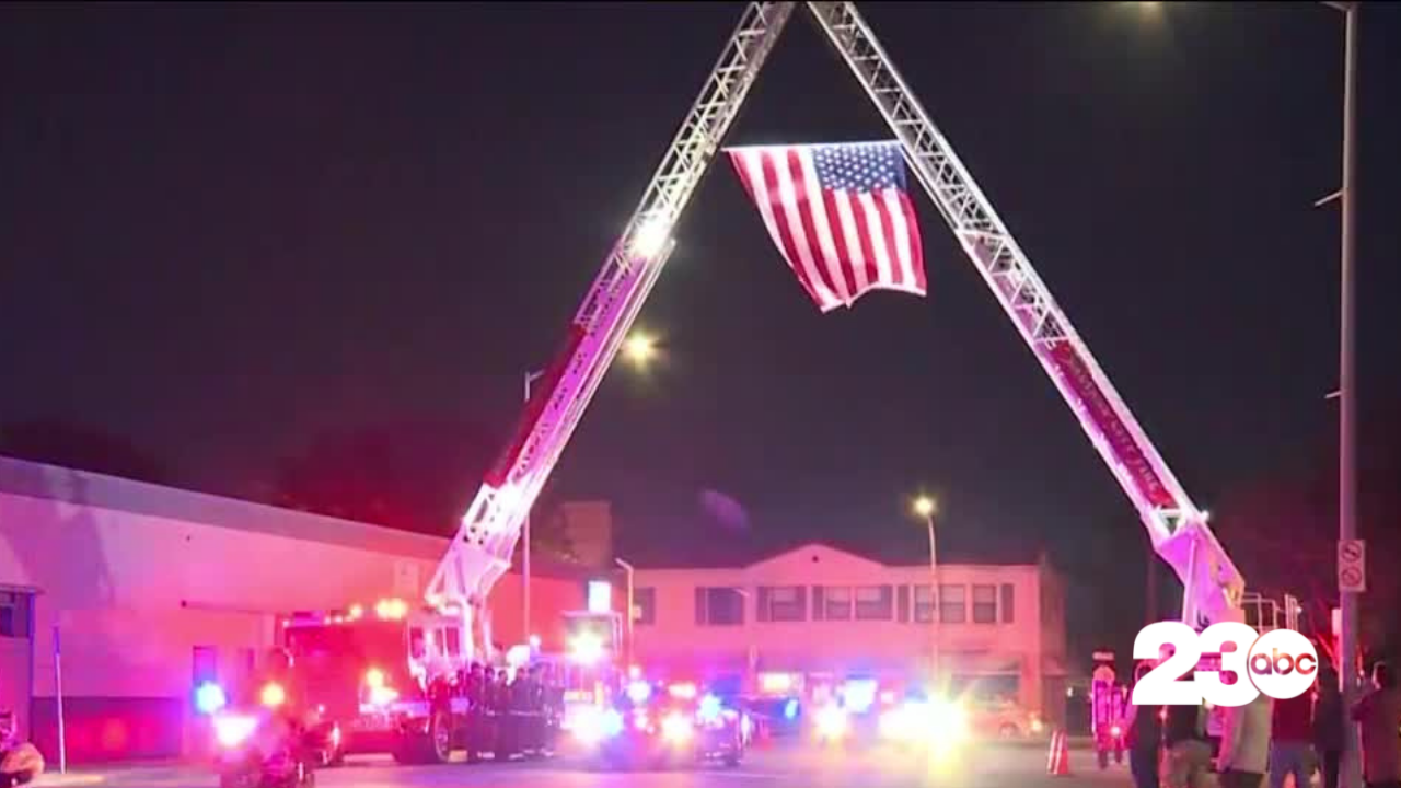 Officer Jorge Alvarado Procession, Salinas