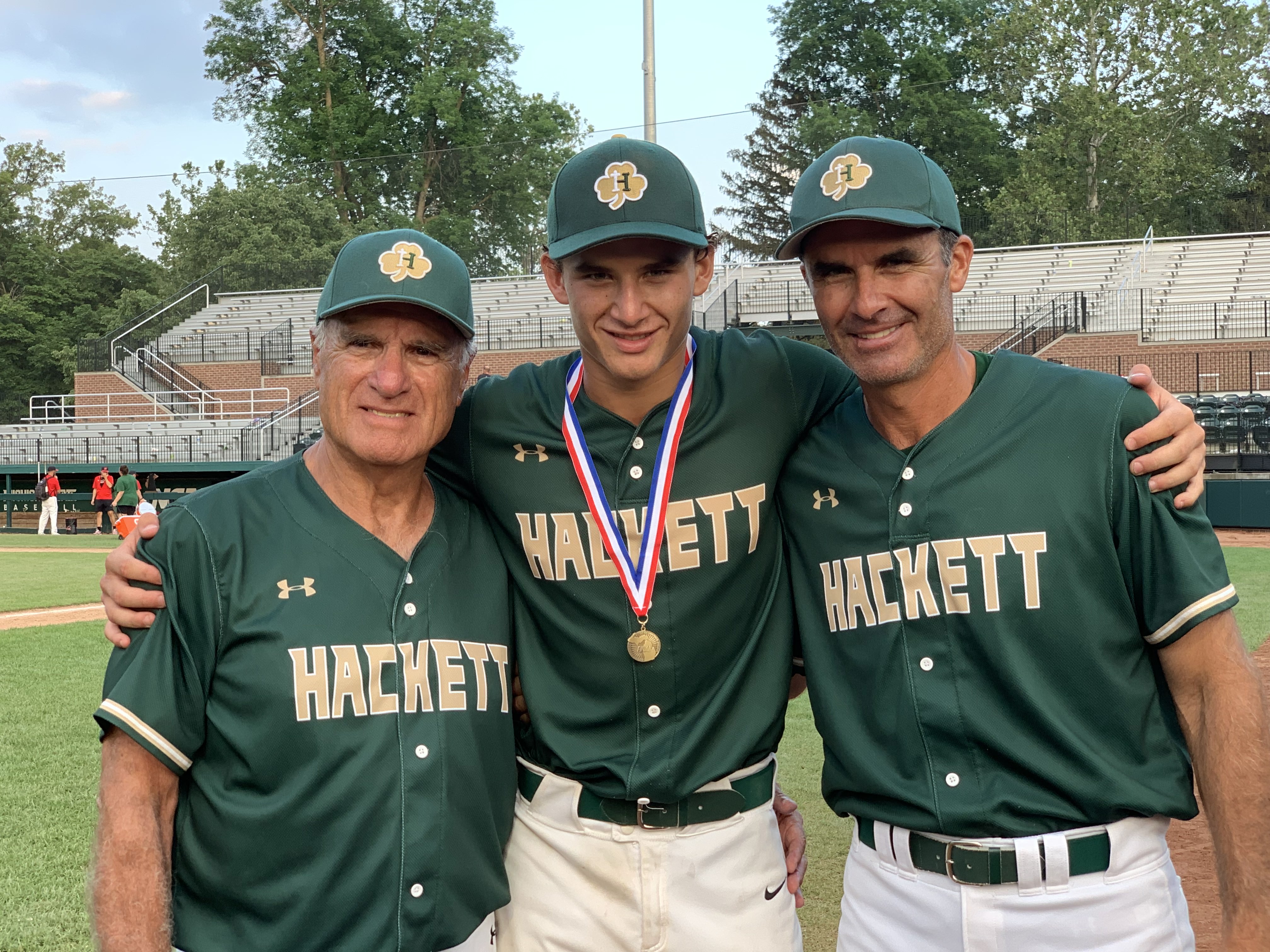 Verduzco family helps lead Hackett Catholic to first-ever state title.