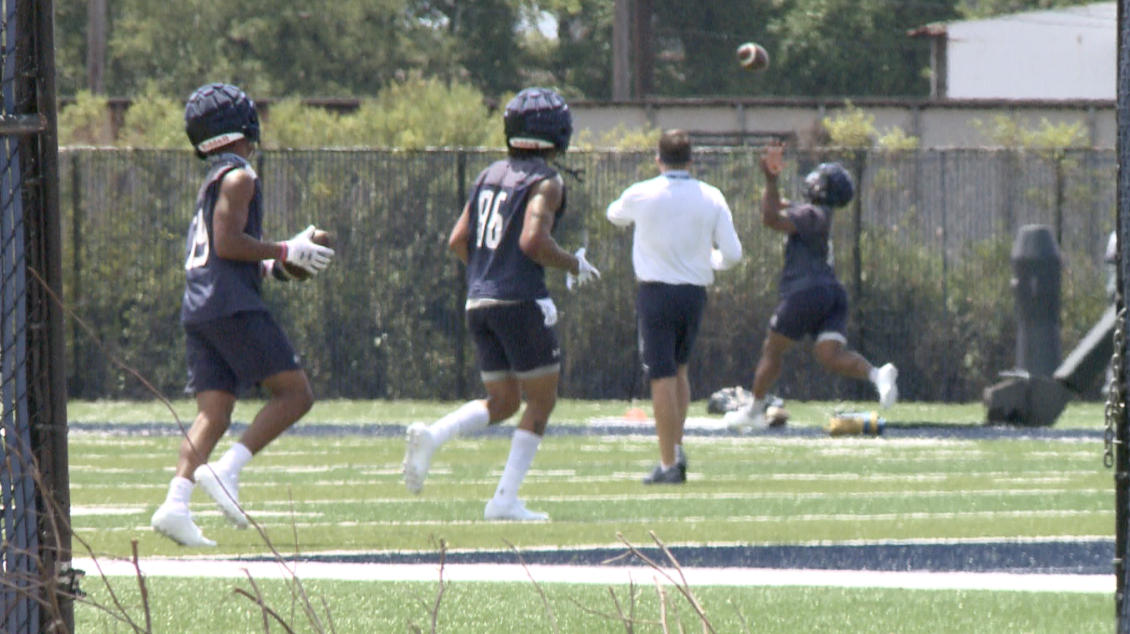 ODU football practice, August 2020